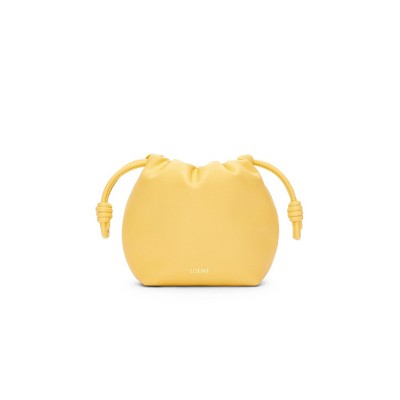 LOEWE MINI FLAMENCO PURSE IN MELLOW NAPPA LAMBSKIN 062348-412 (23*17*5.5cm)